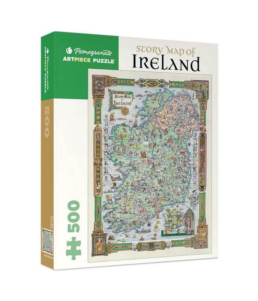 Pomegranate, Story Map of Ireland 500-piece Jigsaw Puzzle