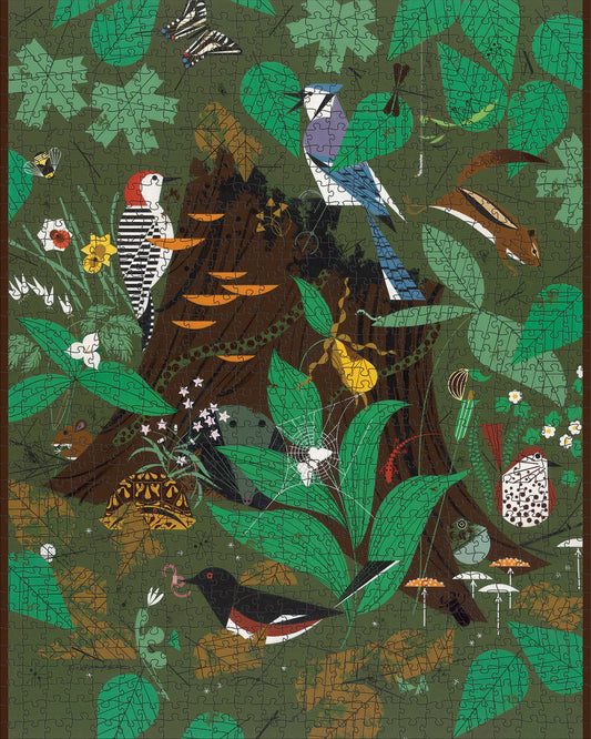 Pomegranate, Charley Harper: Woodland Wonders 1000-piece Jigsaw Puzzle