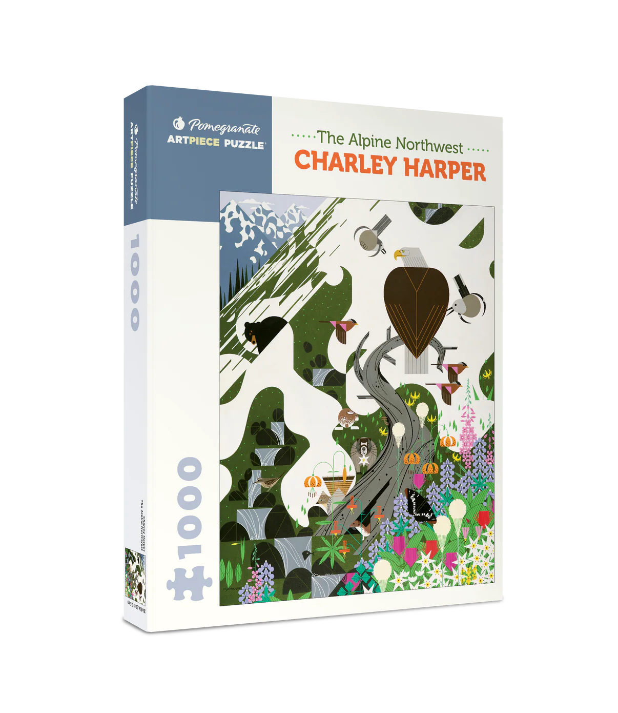 Pomegranate, Charley Harper: The Alpine Northwest 1000-piece Jigsaw Puzzle