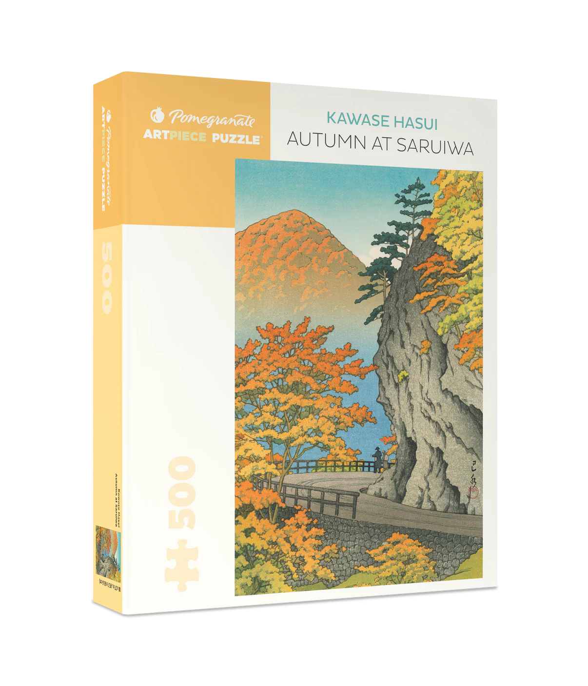 Pomegranate, Kawase Hasui: Autumn at Saruiwa 500-piece Jigsaw Puzzle