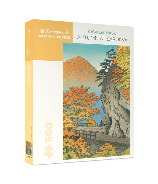 Pomegranate, Kawase Hasui: Autumn at Saruiwa 500-piece Jigsaw Puzzle