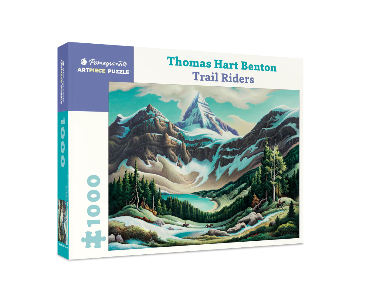 Pomegranate, Thomas Hart Benton: Trail Riders 1000-Piece Jigsaw Puzzle