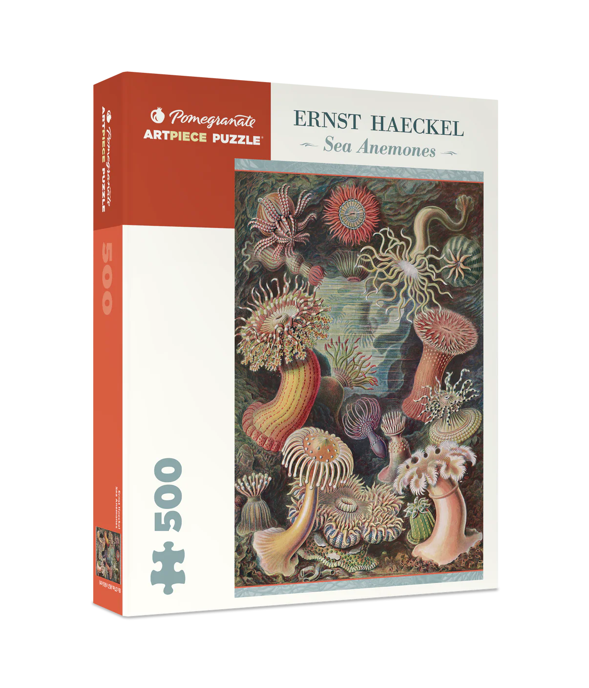 Pomegranate, Ernst Haeckel: Sea Anemones 500-Piece Jigsaw Puzzle