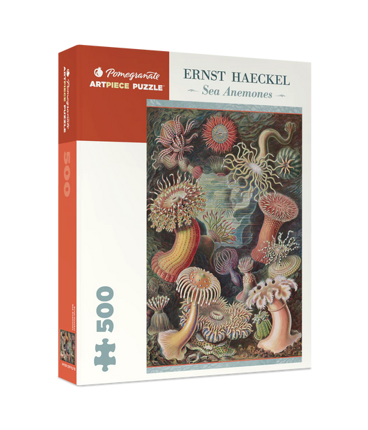 Pomegranate, Ernst Haeckel: Sea Anemones 500-Piece Jigsaw Puzzle