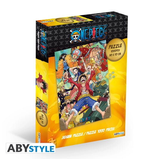 ABYstyle One Piece Straw Hat Crew Jigsaw Puzzle 1000 Pcs