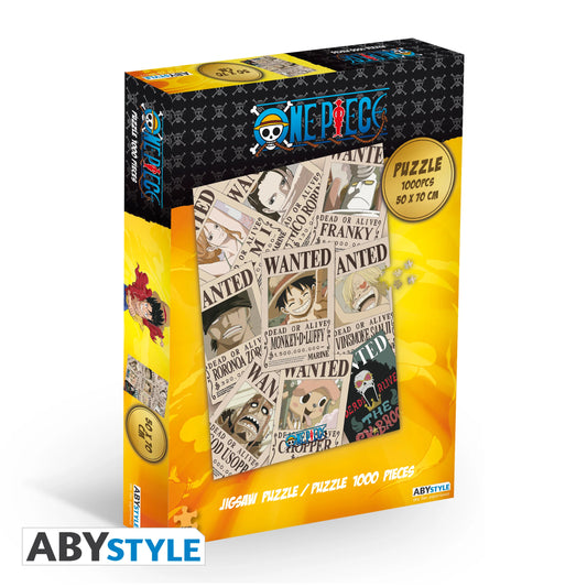 ABYstyle One Piece Wanted Poster Jigsaw Puzzle 1000 Pcs