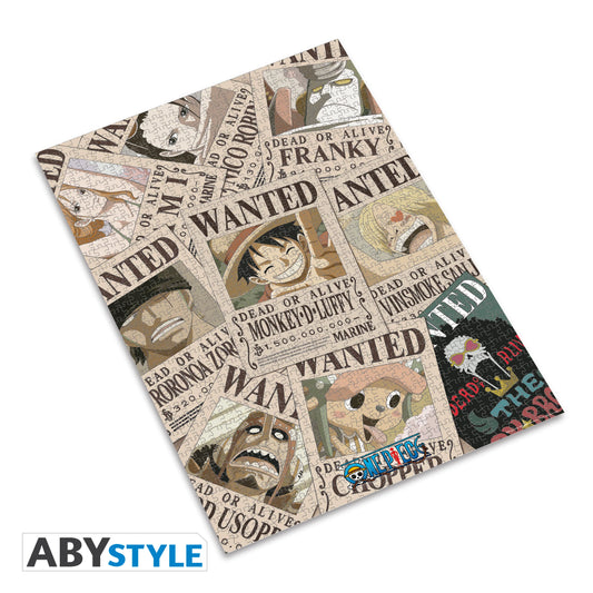ABYstyle One Piece Wanted Poster Jigsaw Puzzle 1000 Pcs