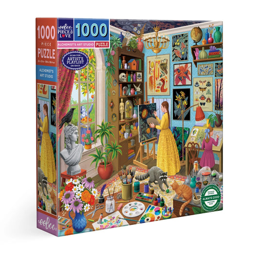 eeBoo Alchemist's Art Studio 1000 Piece Puzzle