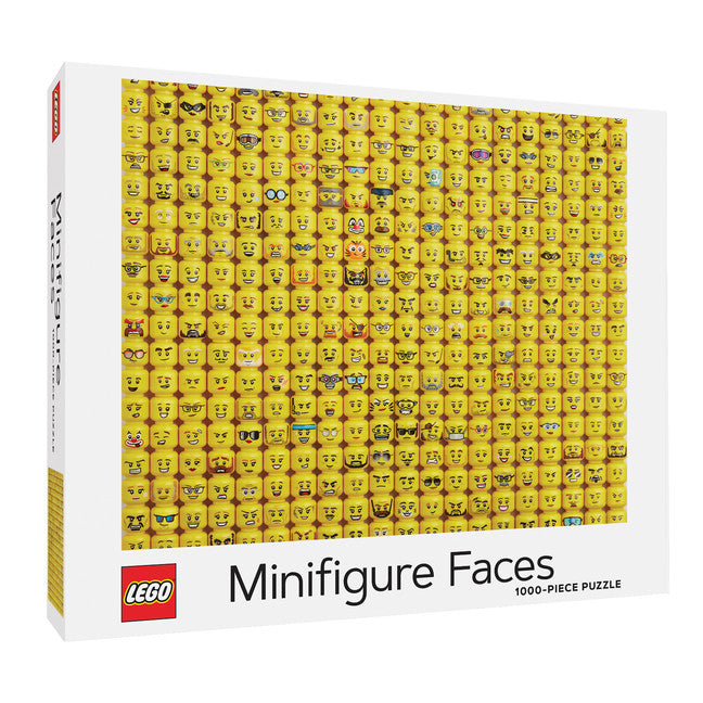 CHRONICLE BOOKS LEGO Minifigure Faces 1000-Piece Puzzle