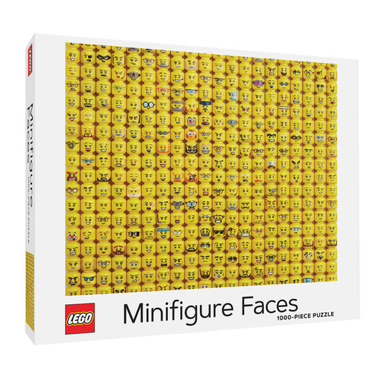 CHRONICLE BOOKS LEGO Minifigure Faces 1000-Piece Puzzle