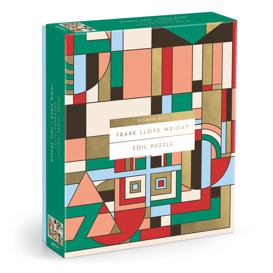 GALISON Frank Lloyd Wright December Gifts 1000 Piece Foil Puzzle