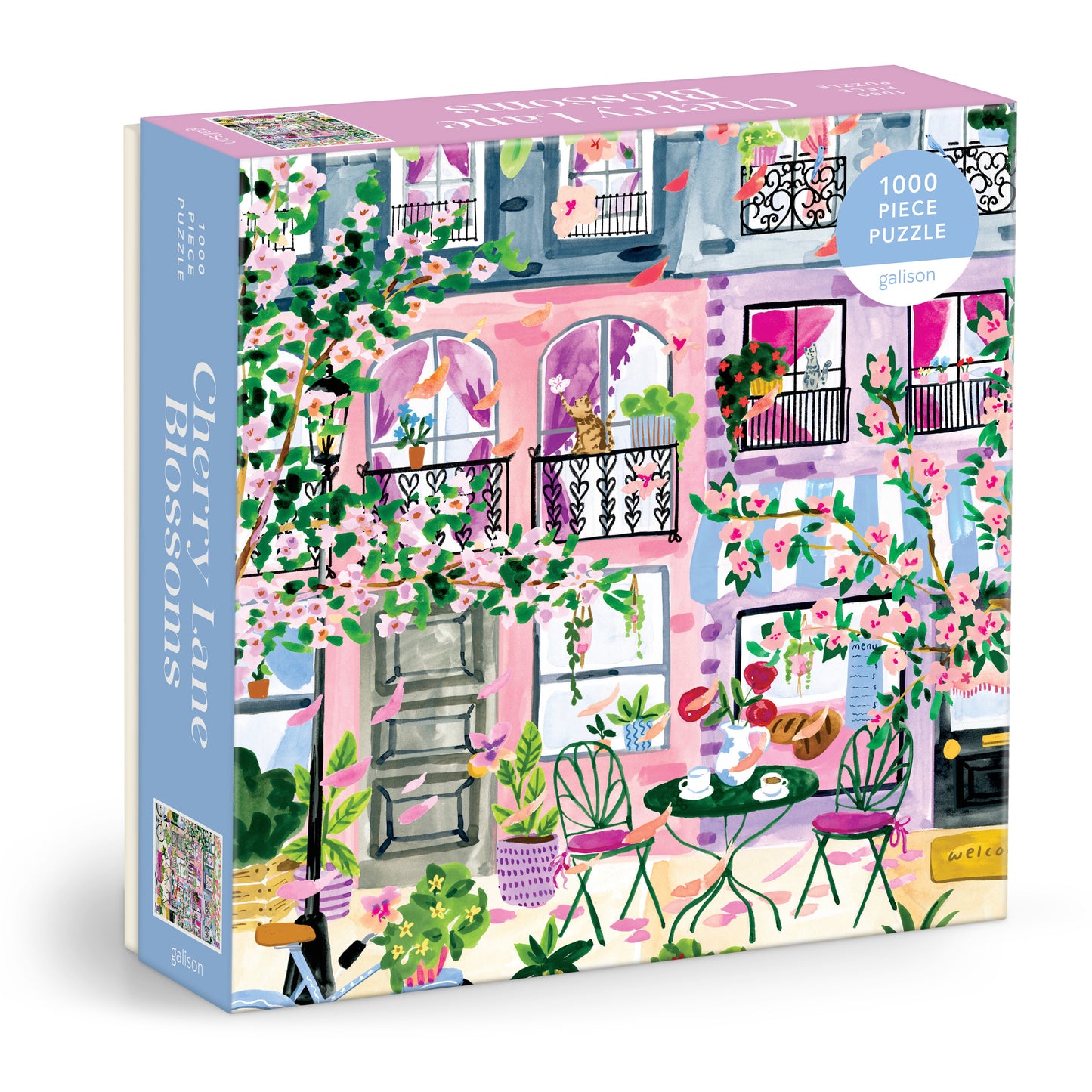 GALISON Cherry Lane Blossoms 1000 Piece Puzzle