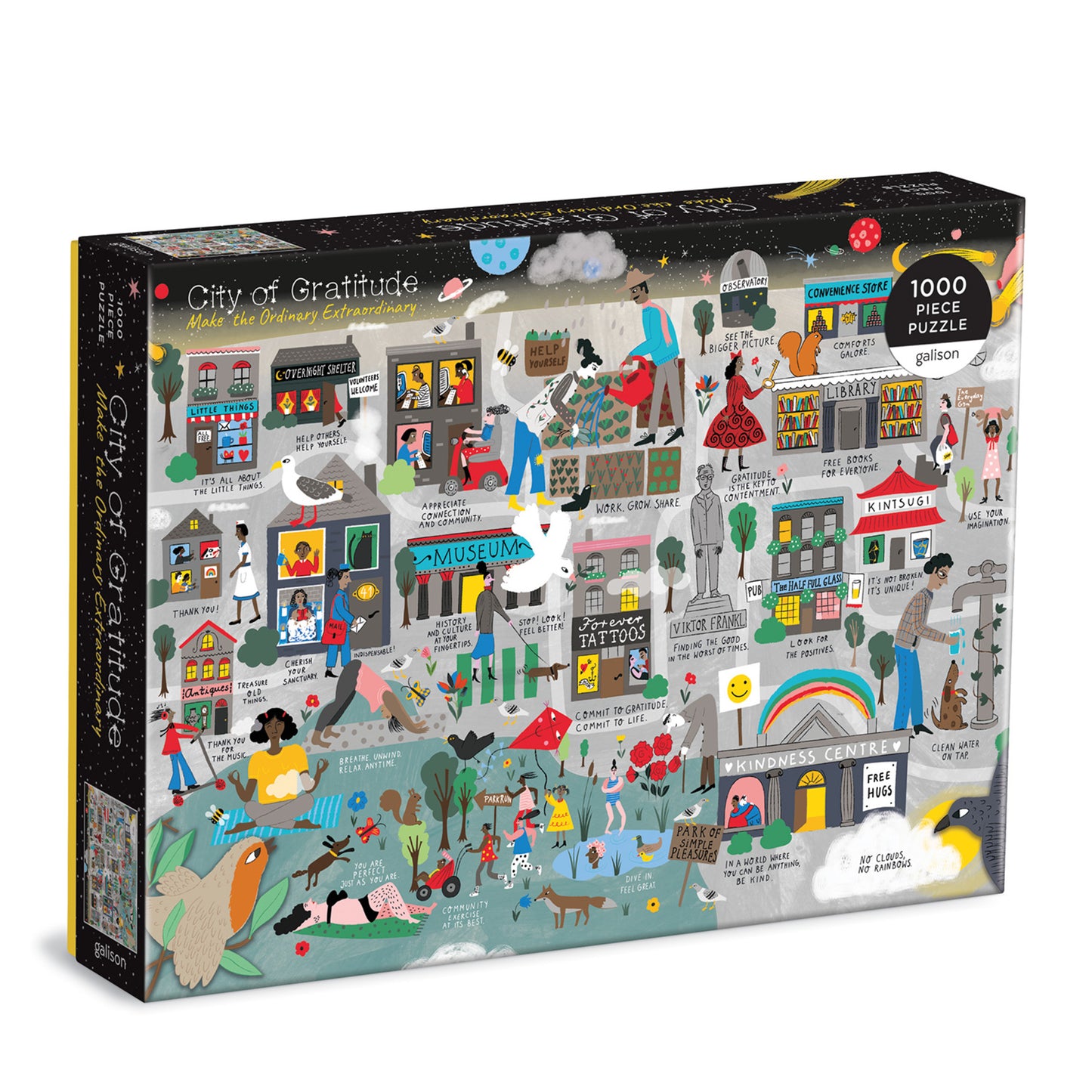 GALISON City of Gratitude 1000 Piece Puzzle
