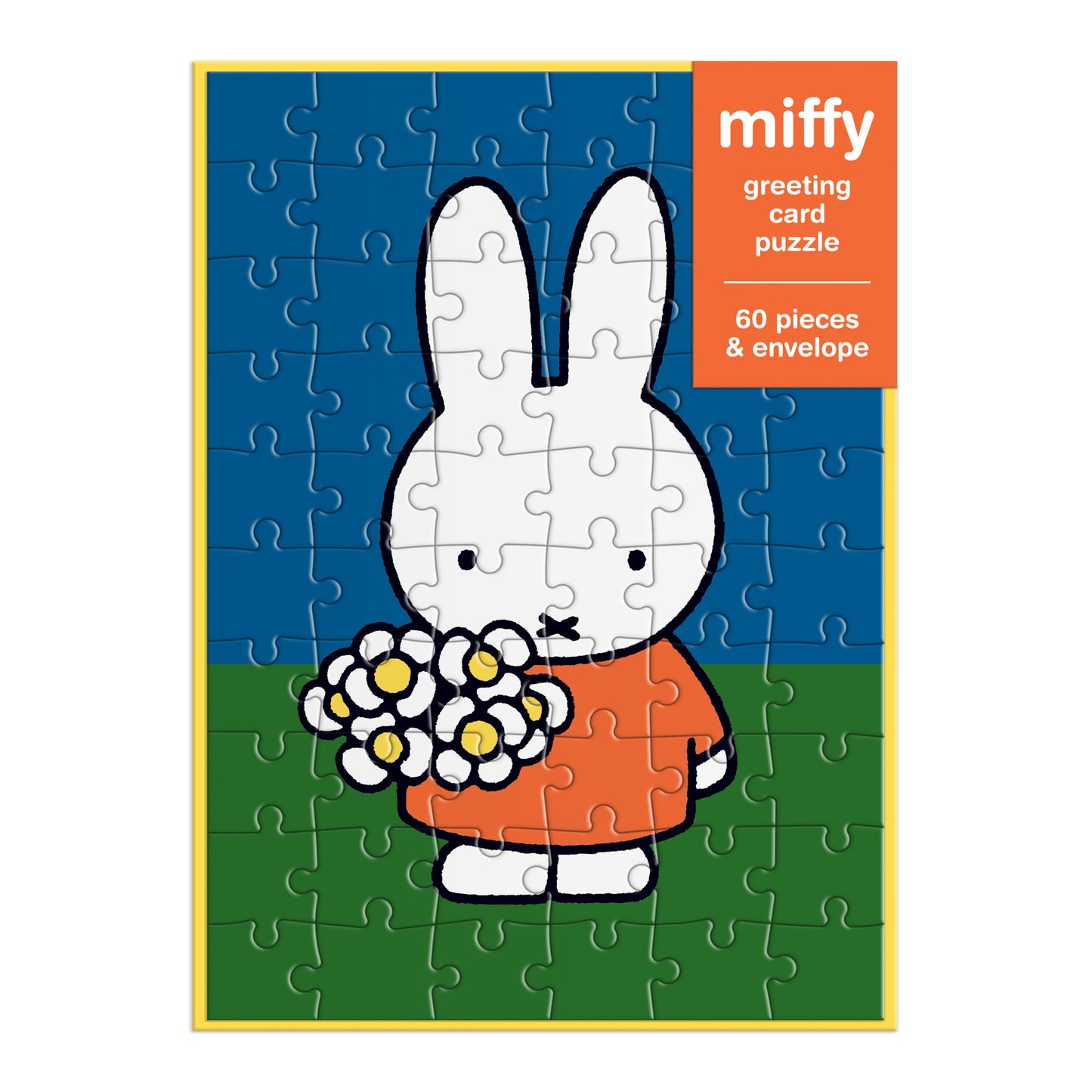 GALISON Miffy with Flowers Greeting Card Puzzle