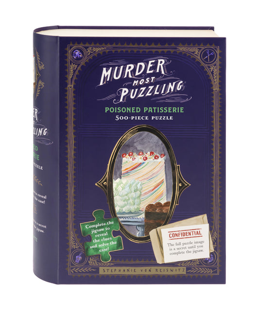 CHRONICLE BOOKS Murder Most Puzzling Poisoned Patisserie 500-Piece Puzzle