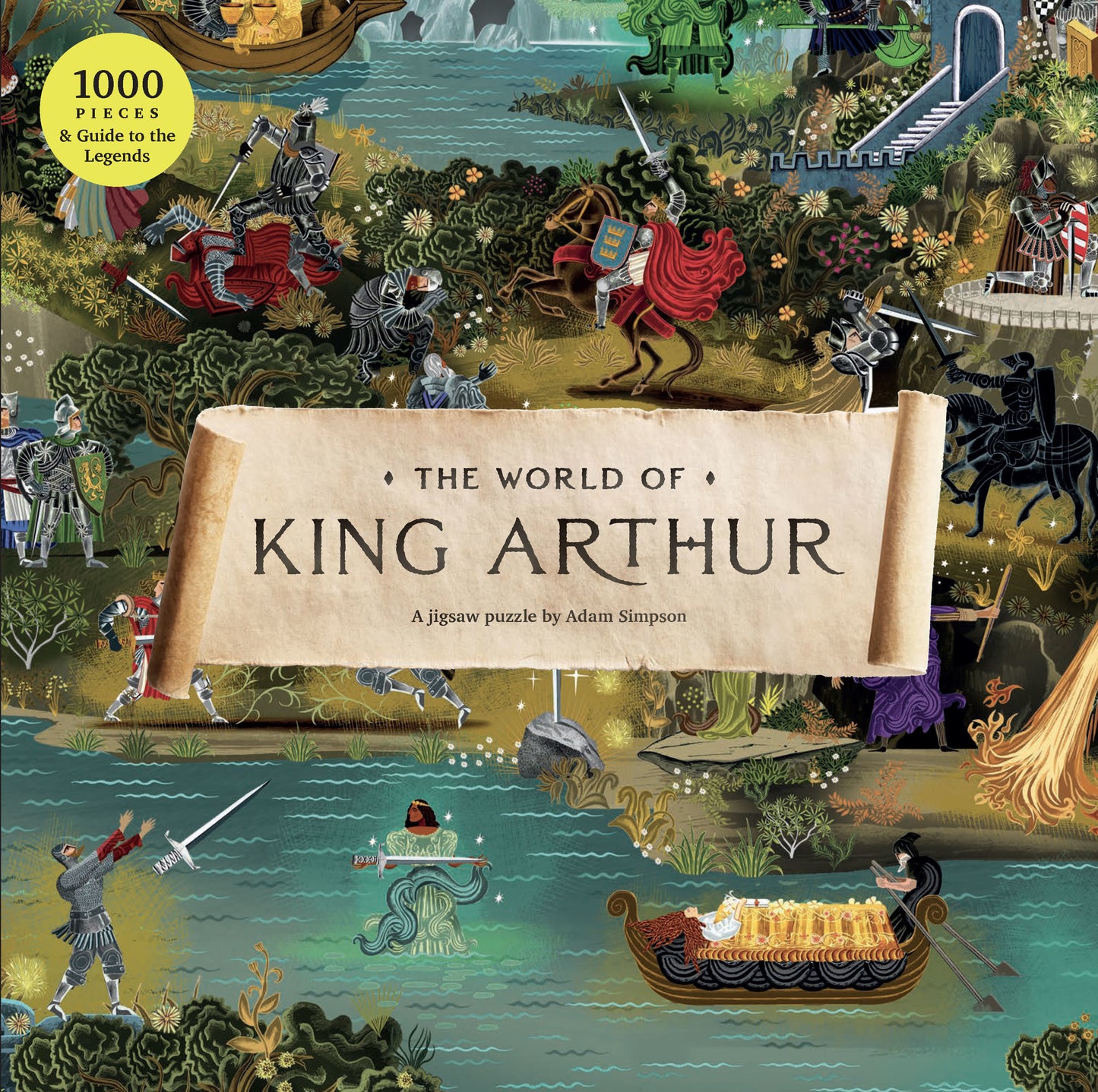 LAURENCE KING The World of King Arthur 1000 Piece Puzzle