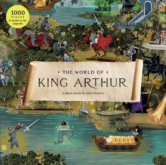 LAURENCE KING The World of King Arthur 1000 Piece Puzzle