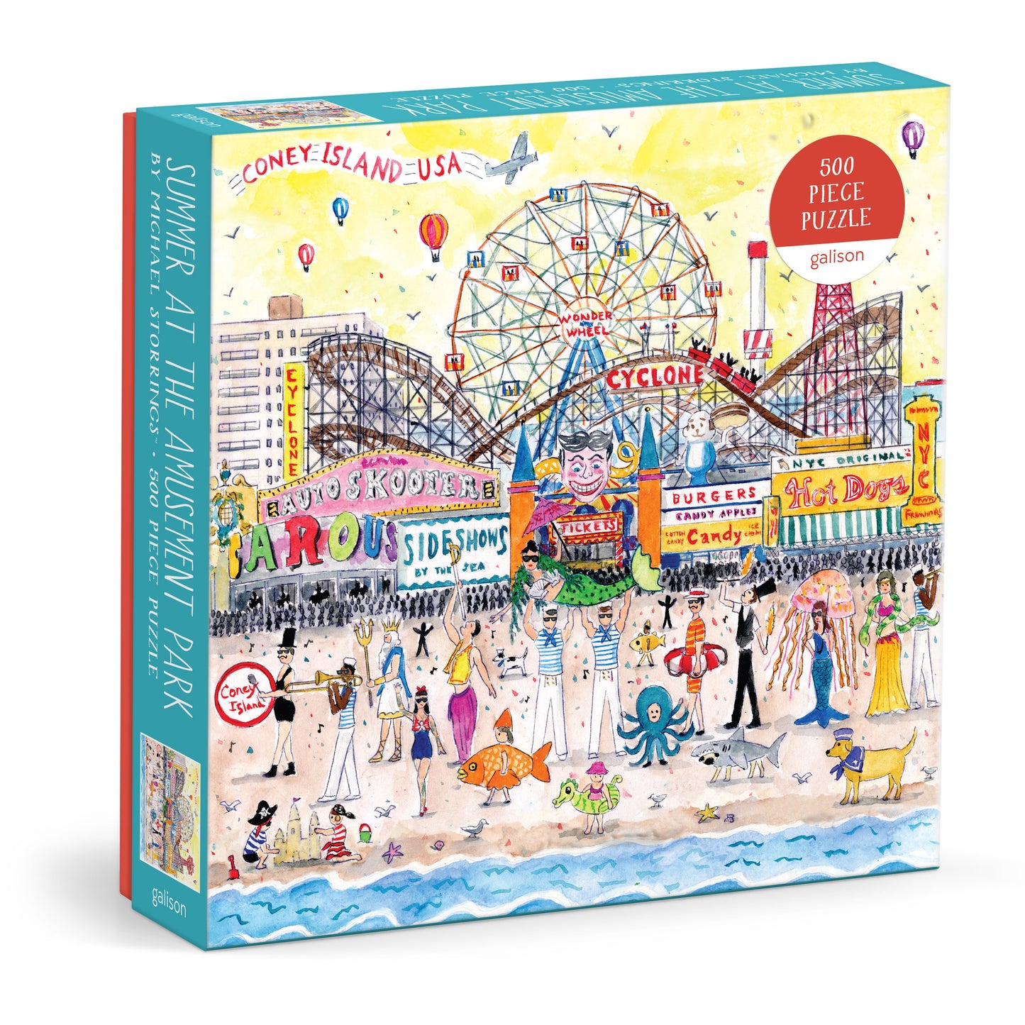 GALISON Michael Storrings Summer at the Amusement Park 500 Piece Puzzle