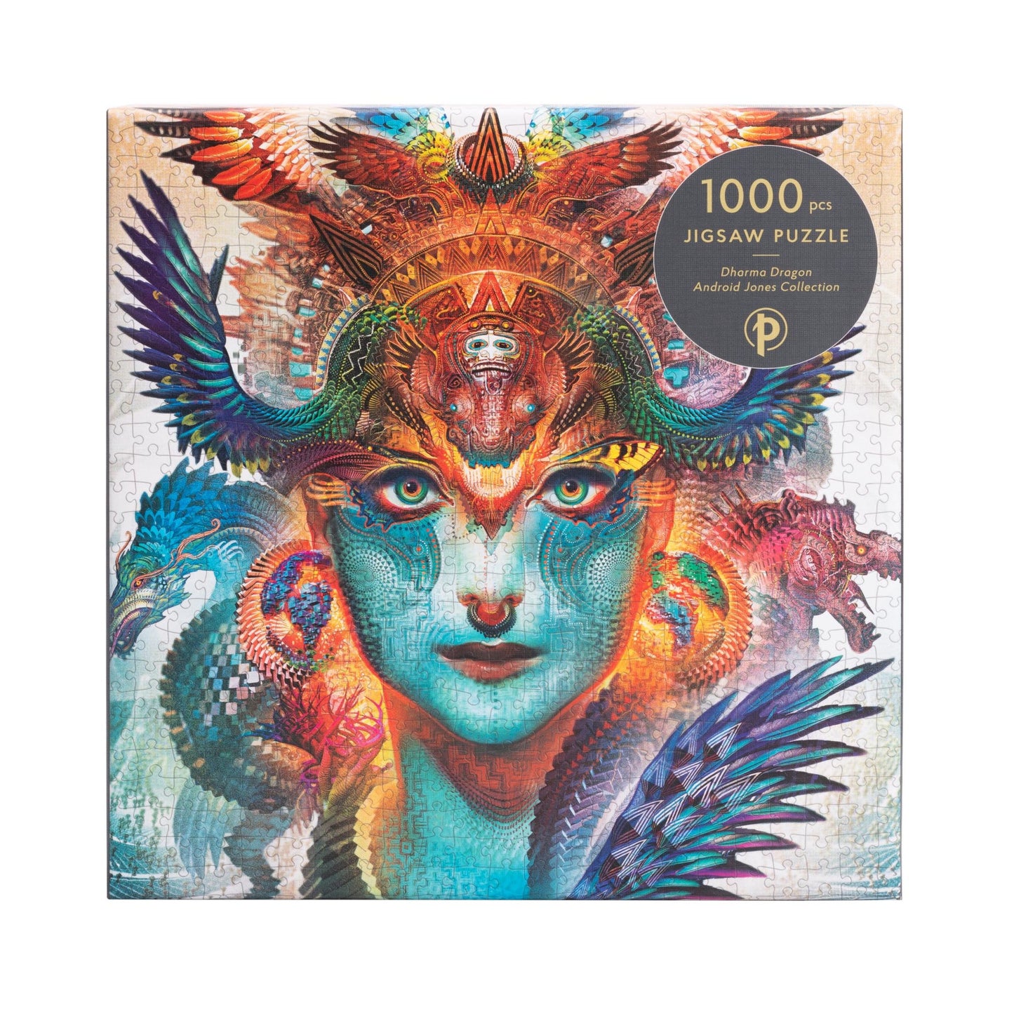 PAPERBLANKS Dharma Dragon 1000 Piece Jigsaw Puzzle (Android Jones Collection)