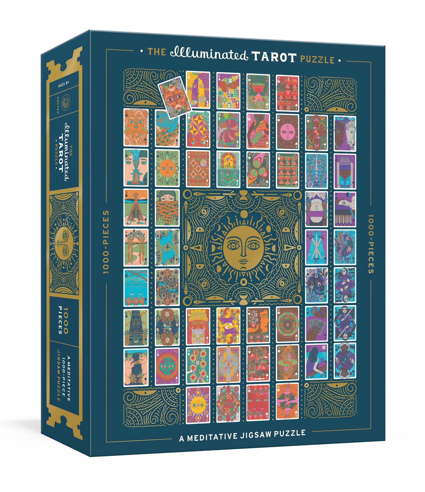 Illuminated Tarot Puzzle, The A Meditative 1000-Piece Jigsaw Puzzle