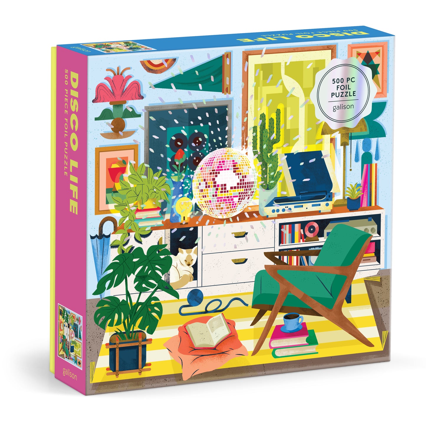 GALISON Disco Life 500 Piece Foil Puzzle