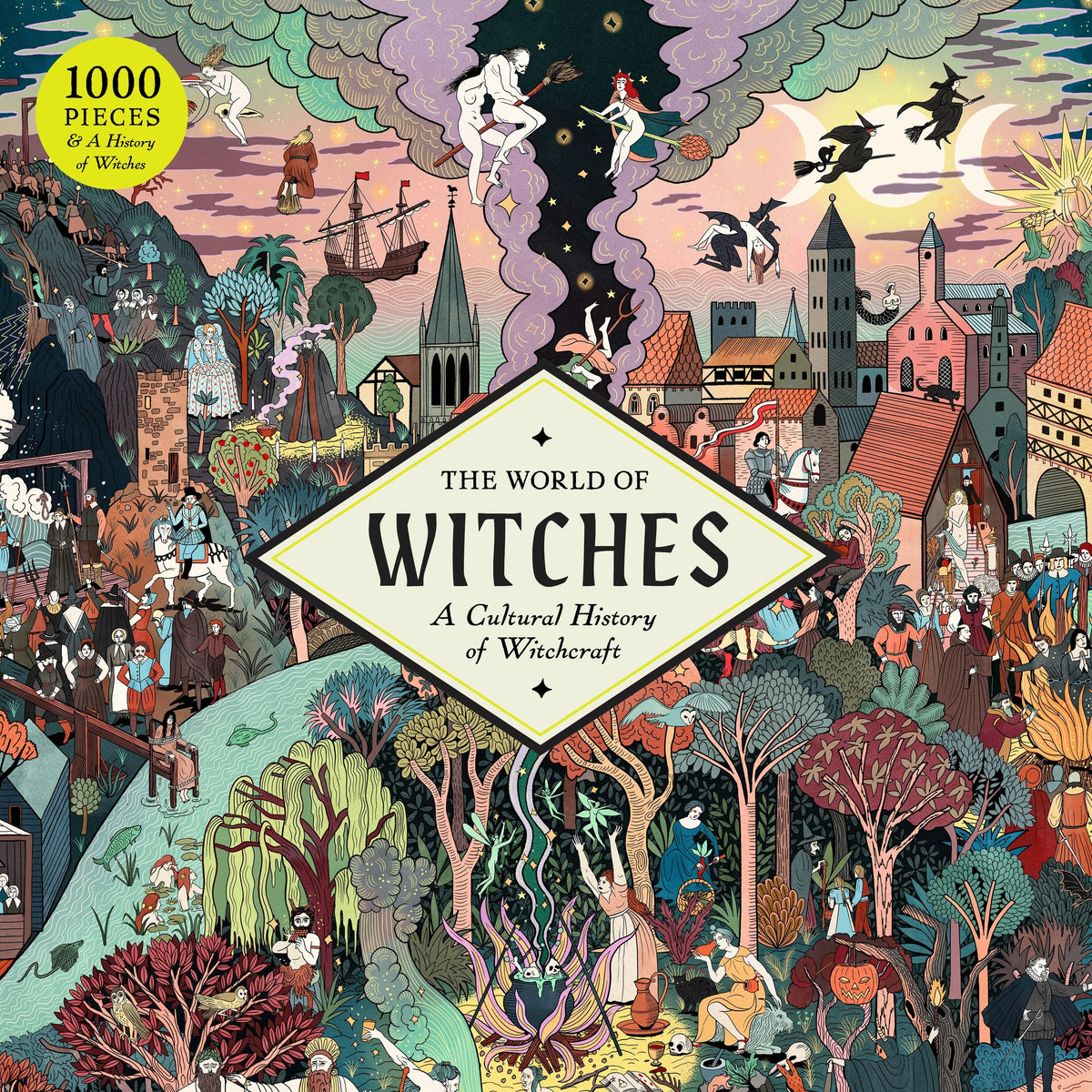 LAURENCE KING The World of Witches: A Cultural History of Witchcraft in a 1000-piece Jigsaw Puzzle