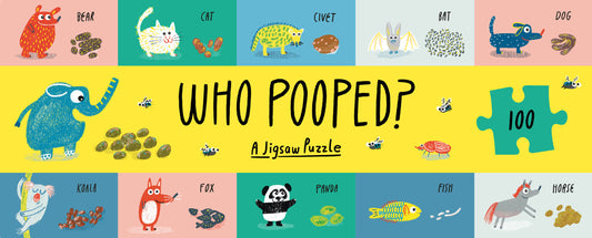 LAURENCE KING Who Pooped? 100 Piece Puzzle