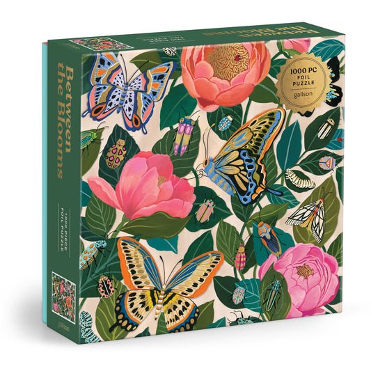 GALISON Between the Blooms 1000 Piece Foil Puzzle