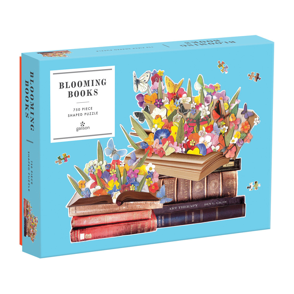GALISON Blooming Books 750 Piece Shaped Puzzle