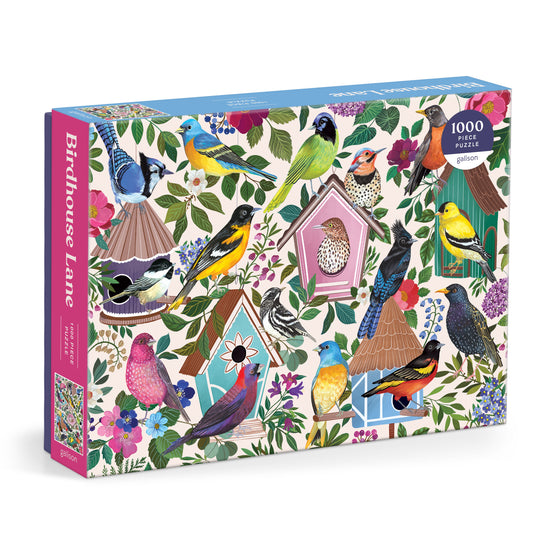 GALISON Birdhouse Lane 1000 Piece Puzzle