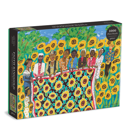 GALISON Faith Ringgold The Sunflower Quilting Bee at Arles 1000 Piece Puzzle