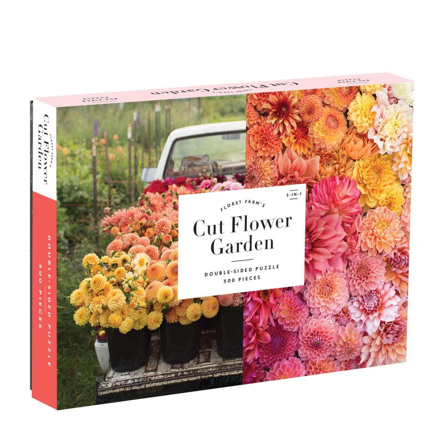 GALISON Floret Farm's Cut Flower Garden 2-sided 500 Piece Puzzle