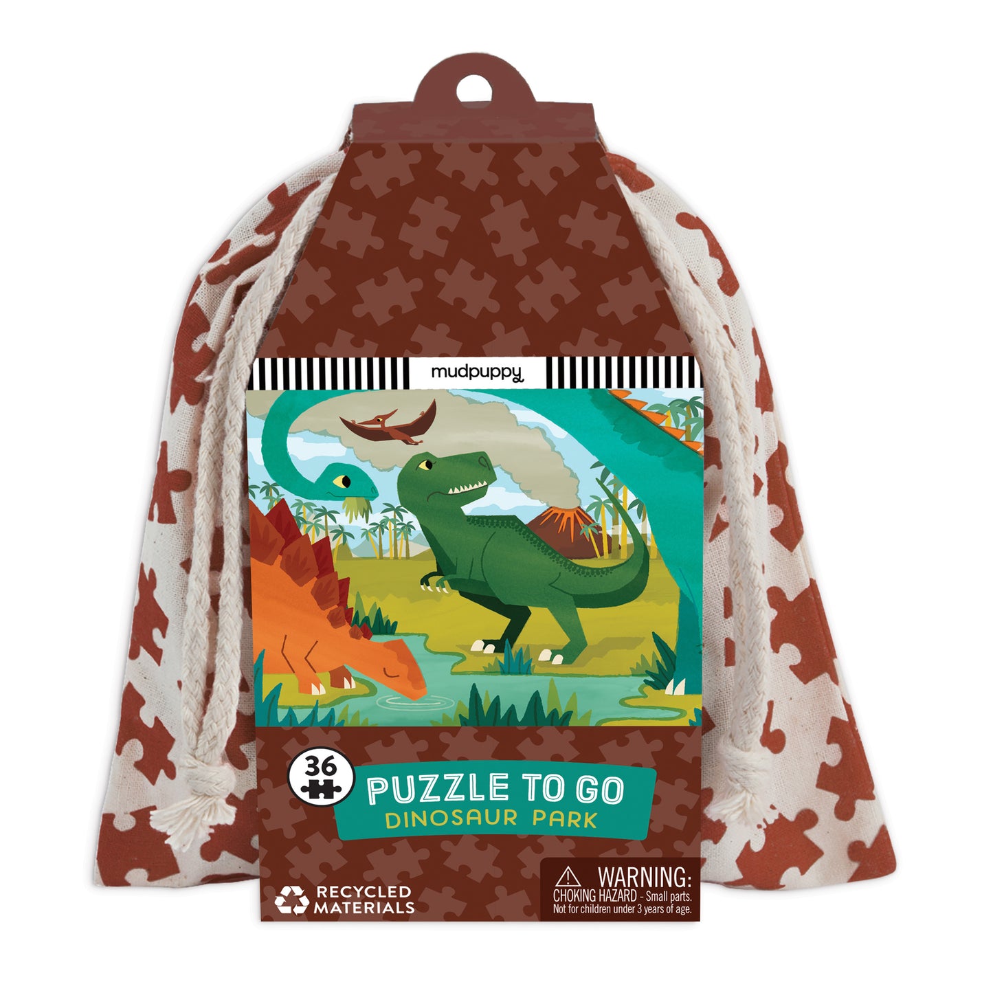 MUDPUPPT Dinosaur Park Puzzle to Go
