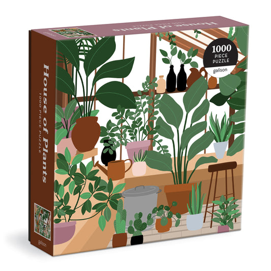 GALISON House of Plants 1000 Piece Puzzle in Square Box