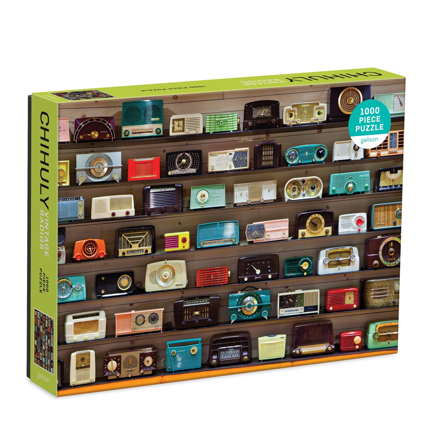 GALISON Chihuly Vintage Radios 1000 Piece Puzzle