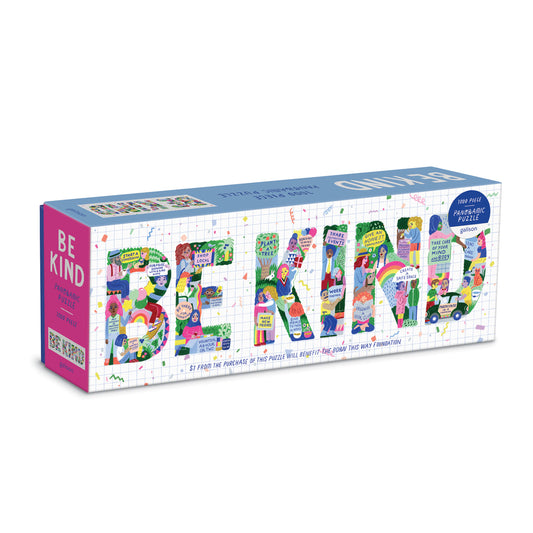 GALISON Be Kind Panoramic Puzzle 1000pcs