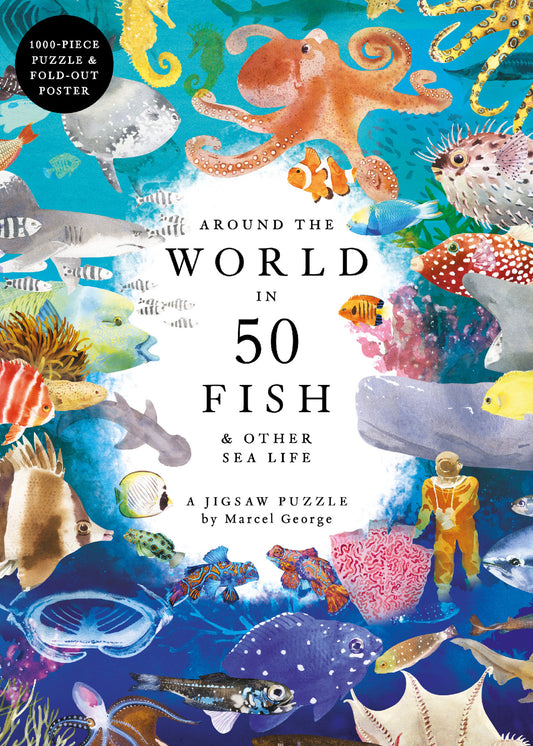 LAURENCE KING Around the World in 50 Fish 1000pcs