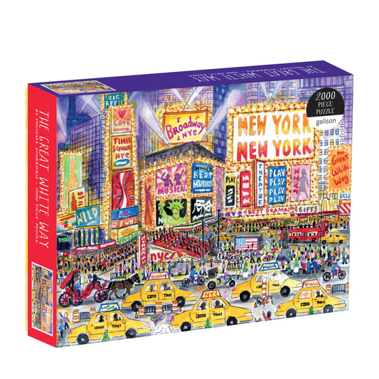 GALISON Michael Storrings The Great White Way 2000 Piece Puzzle