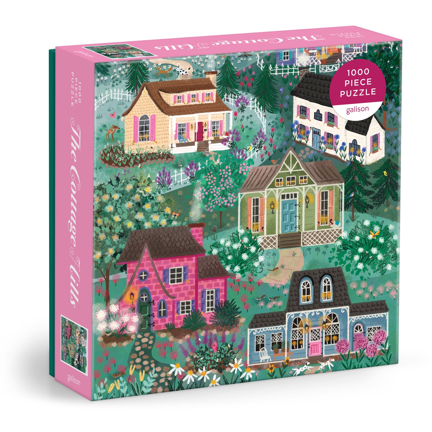 GALISON Joy Laforme The Cottage Hills 1000 Piece Puzzle in a Square Box