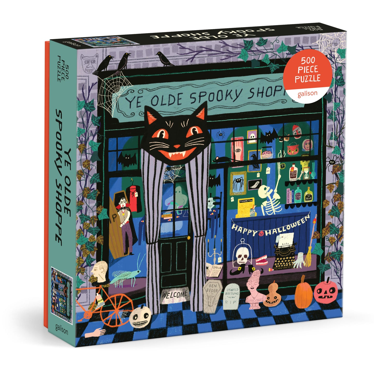 GALISON Ye Olde Spooky Shoppe 500 Piece Puzzle