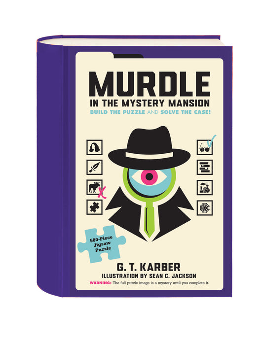 CHRONICLE BOOKS Murdle in the Mystery Mansion 500-Piece Jigsaw Puzzle