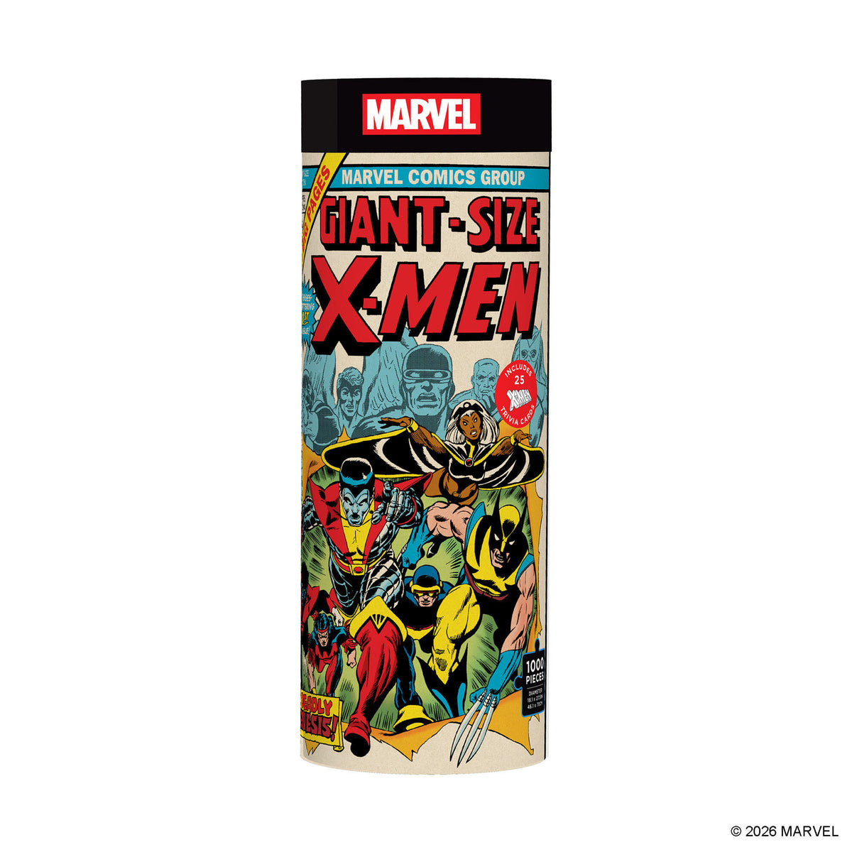 RIDLEY'S Marvel X-Men Jigsaw Puzzle and Trivia 1000pcs
