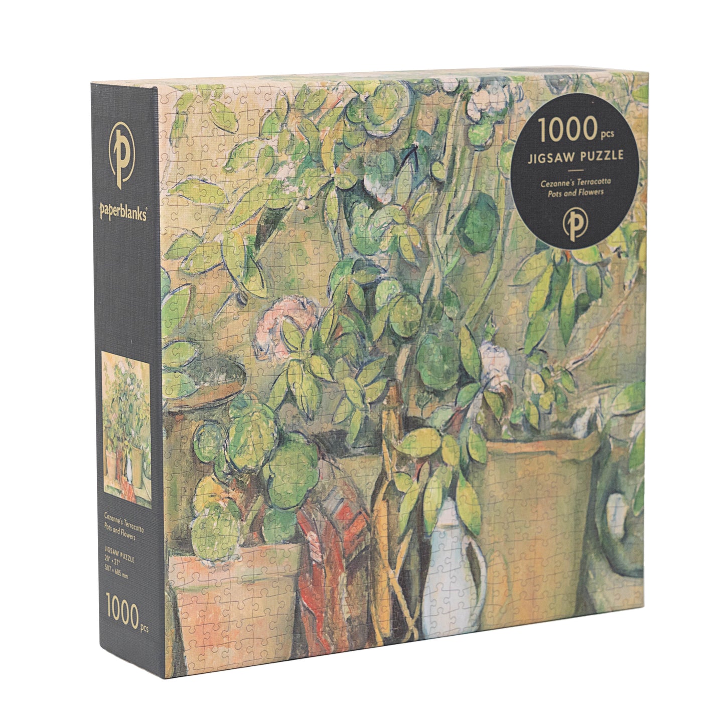 PAPERBLANKS Cezanne's Terracotta Pots and Flowers, Puzzle, 1000 PC