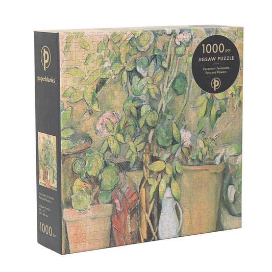 PAPERBLANKS Cezanne's Terracotta Pots and Flowers, Puzzle, 1000 PC