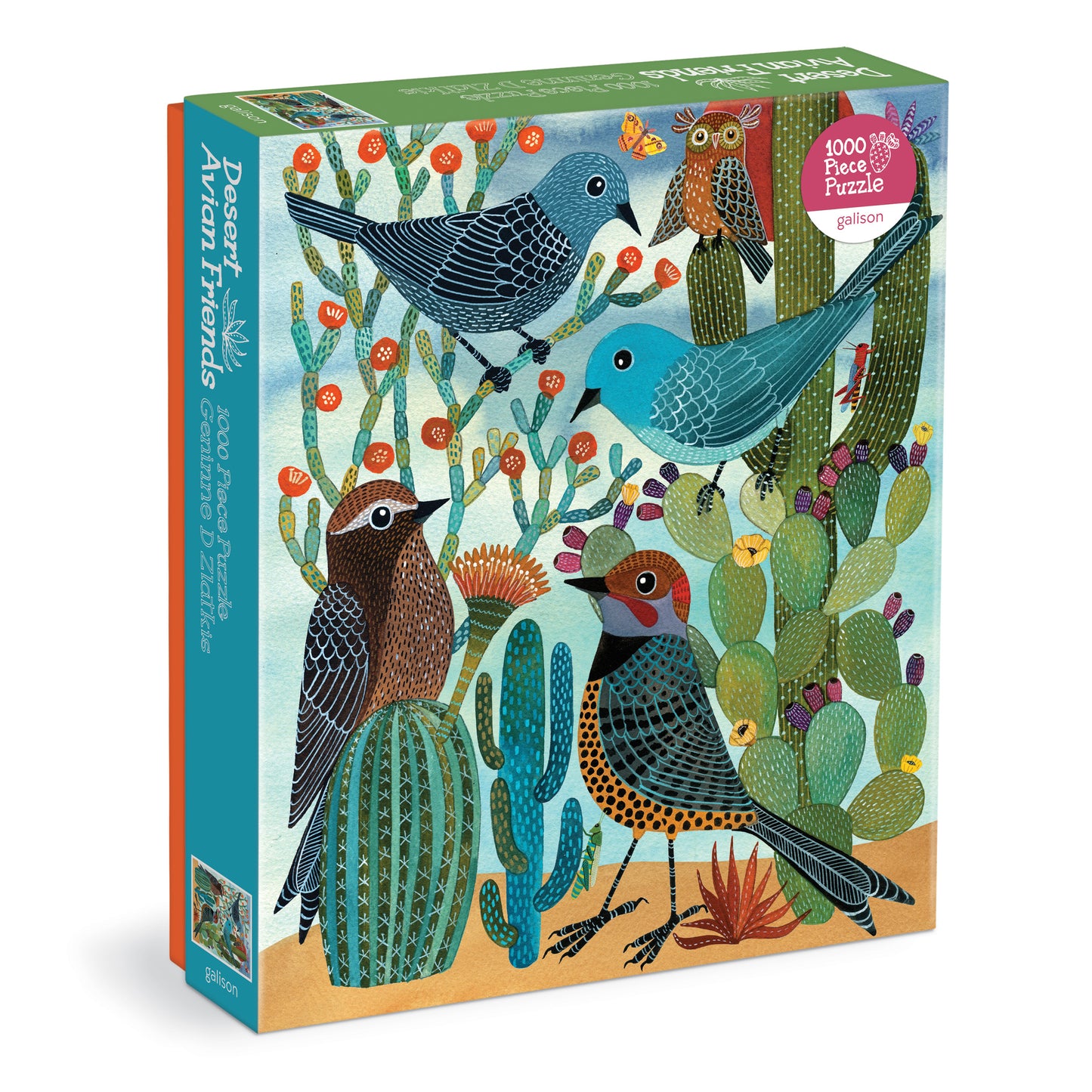 GALISON Desert Avian Friends 1000 Piece Puzzle