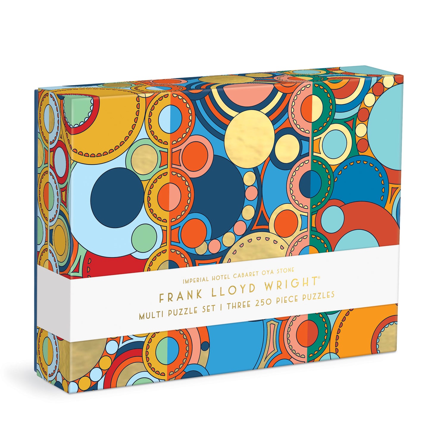 Frank Lloyd Wright Imperial Hotel Multi Puzzle Set (Three 250pcs Puzzle)