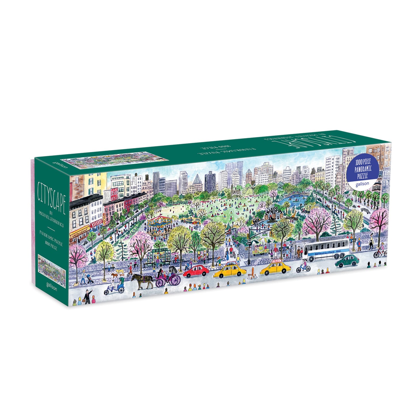 GALISON Michael Storrings Cityscape 1000 Piece Panoramic Puzzle