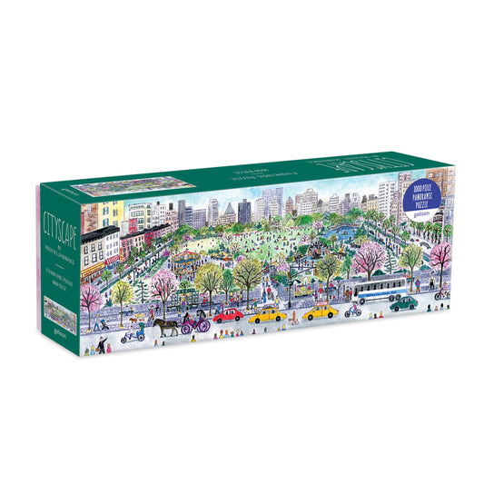 GALISON Michael Storrings Cityscape 1000 Piece Panoramic Puzzle