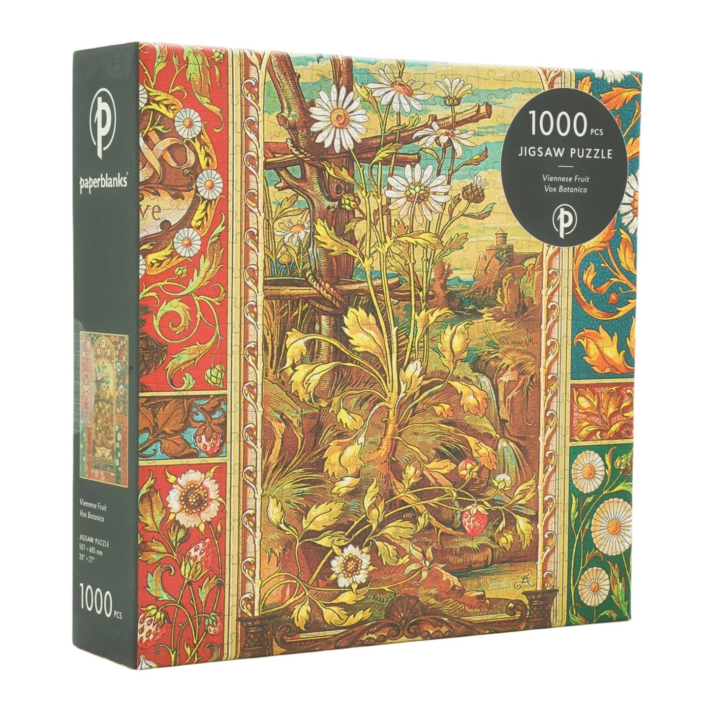 PAPERBLANKS Viennese Fruit 1000 Piece Jigsaw Puzzle by (Vox Botanica)