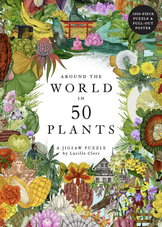 LAURENCE KING Around the World in 50 Plants 1000 Piece Puzzle
